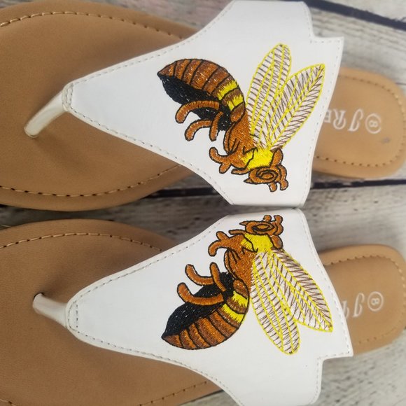 J Republic Bumblebee Sandals sz 8 - Picture 6 of 7